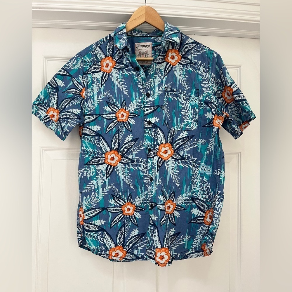 Rumours cotton Hawaiian men’s shirt size medium